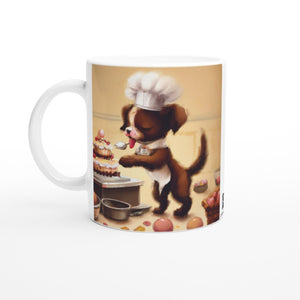 Puppy Chef 2 - White 11oz Ceramic Mug