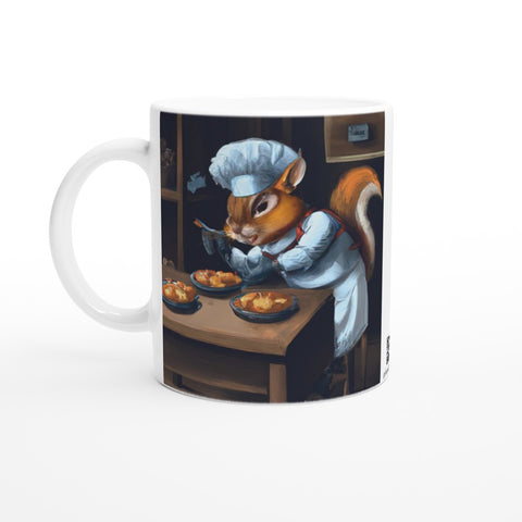 Chipmunk Chef - White 11oz Ceramic Mug