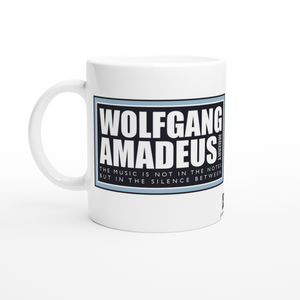 Wolfgang Amadeus Mozart - White 11oz Ceramic Mug