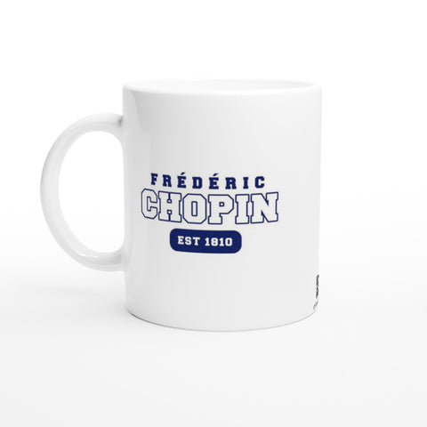 Frédéric Chopin - US College Style 11oz Mug - White