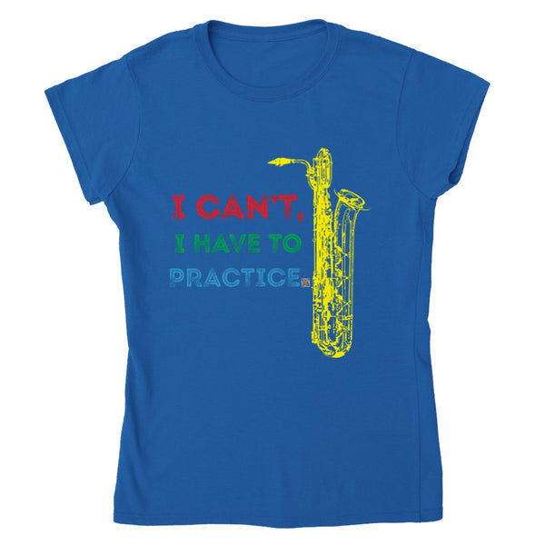 icantihavetopractice - baritone saxophone - Womens Crewneck T-shirt