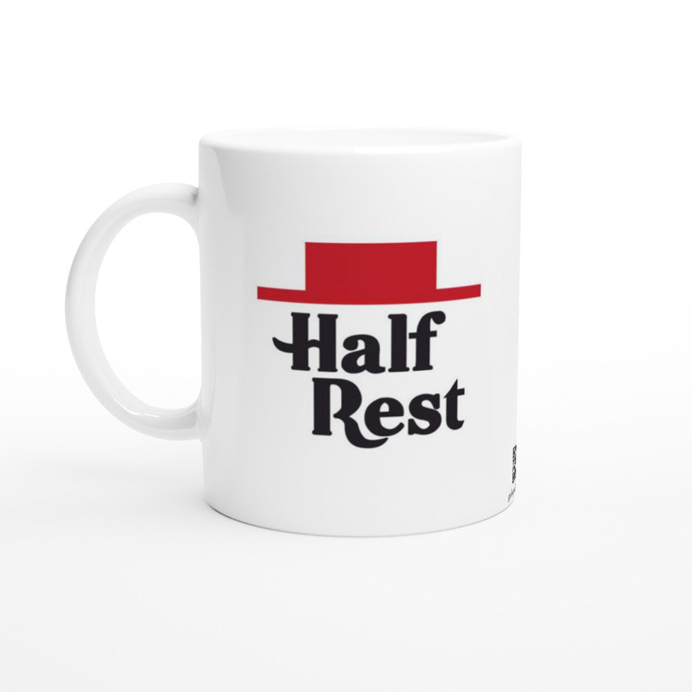 Half Rest - White 11oz Ceramic Mug