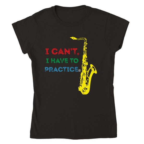 icantihavetopractice - tenor sax - Womens Crewneck T-shirt