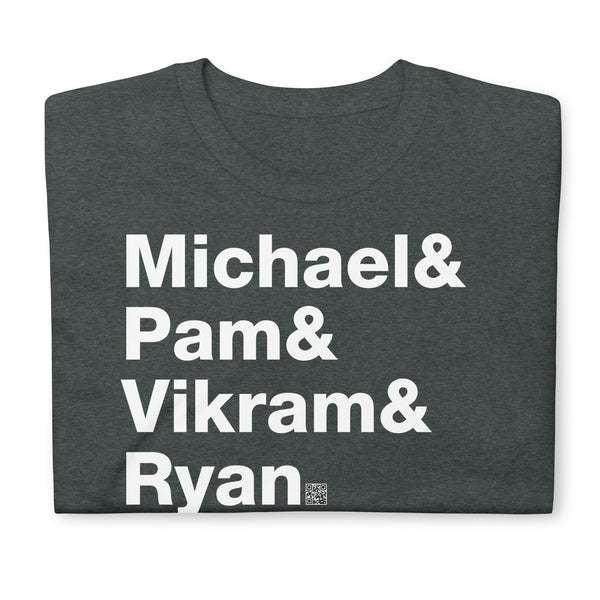 Michael & Pam & Vikram & Ryan T-Shirt
