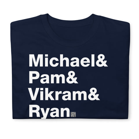 Michael & Pam & Vikram & Ryan T-Shirt