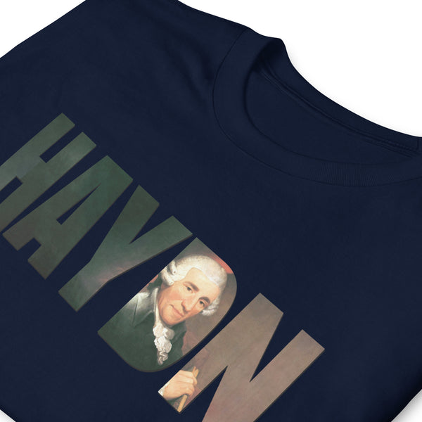 Haydn - Large Text Cutout Portrait - Short-Sleeve T-Shirt