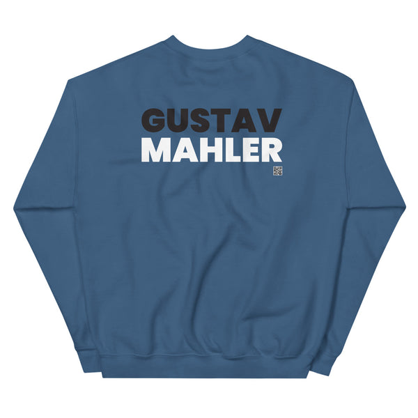 Gustav Mahler - Tiny Text Portrait - Sweatshirt