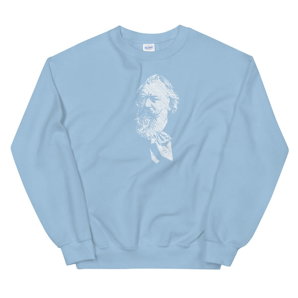 Johannes Brahms - Tiny Text Portrait - Sweatshirt
