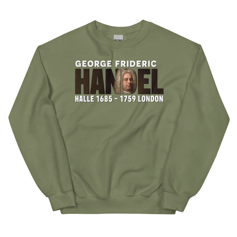 Handel - Large Text Cutout Portrait - Sweatshirt
