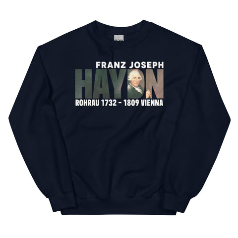 Haydn - Large Text Cutout Portrait - Sweatshirt
