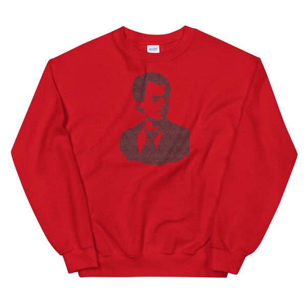 Gustav Mahler - Tiny Text Portrait - Sweatshirt