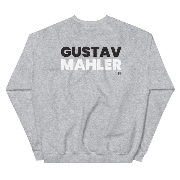 Gustav Mahler - Tiny Text Portrait - Sweatshirt