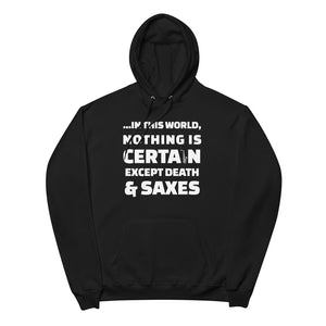 Death and Saxes (Alto) - Fleece Hoodie