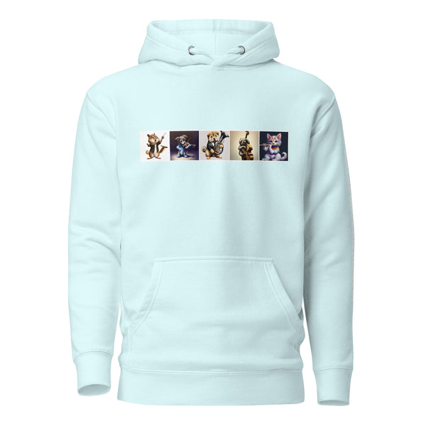 Baby Animals Playing Instruments - ICIH2P Hoodie