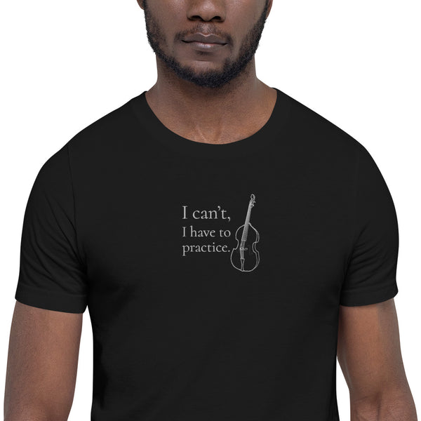 ICIH2P - Double Bass - Embroidered Short-Sleeve T-Shirt