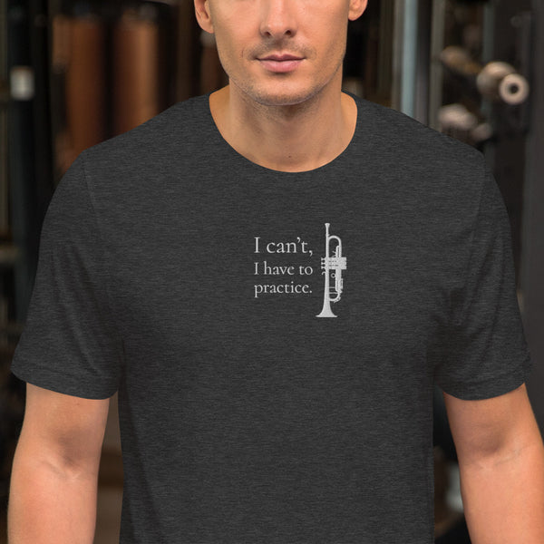 ICIH2P - Trumpet - Embroidered Unisex Short-Sleeve T-Shirt