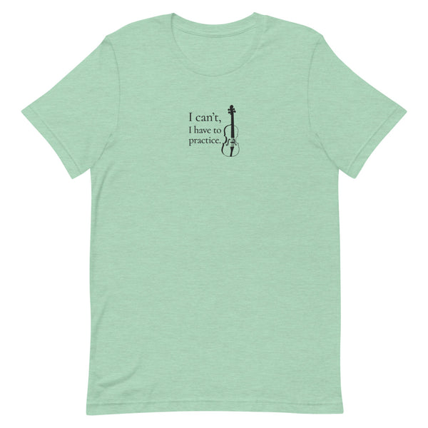 ICIH2P - Violin - Embroidered Unisex Short-Sleeve T-Shirt