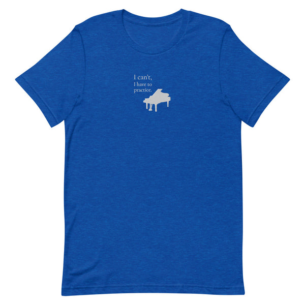 ICIH2P - Piano - Embroidered Unisex Short-Sleeve T-Shirt