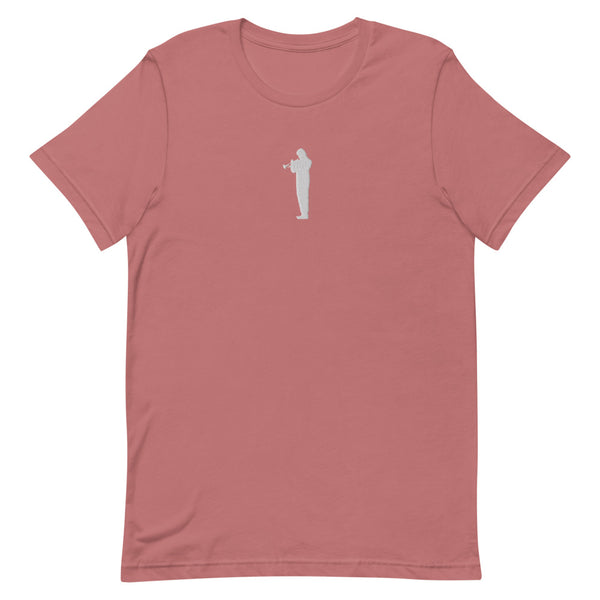 Suresh Singaratnam - Classical EP White Silhouette - Embroidered Short-Sleeve Unisex T-Shirt