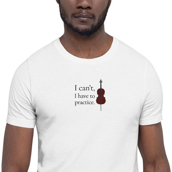 ICIH2P - Cello - Embroidered Unisex Short-Sleeve T-Shirt