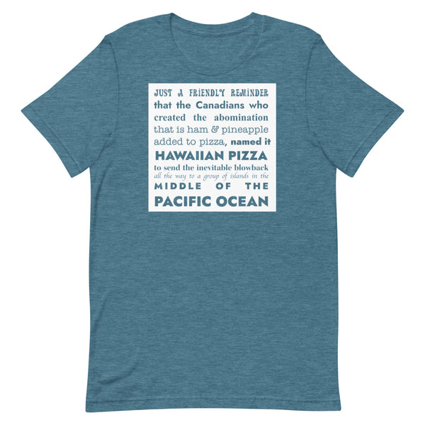 Hawaiian Pizza - Short-Sleeve Unisex T-Shirt