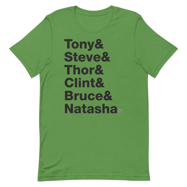 Tony & Steve & Thor & Clint & Bruce & Natasha - Short-Sleeve T-Shirt