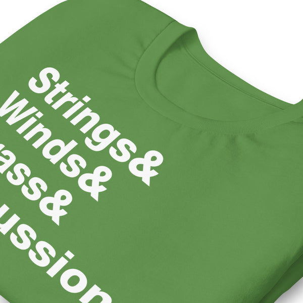 Strings & Winds & Brass & Percussion - Short-Sleeve T-Shirt