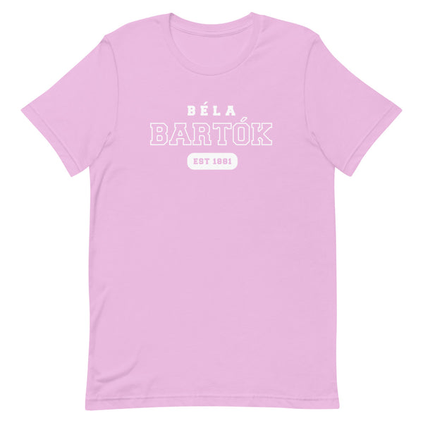 Béla Bartók - US College Style Unisex Short Sleeve T-shirt