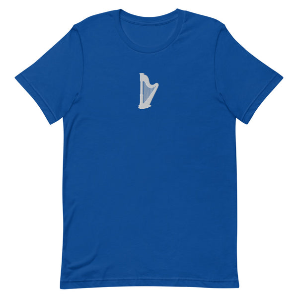 Harp Embroidered Short-Sleeve Unisex T-Shirt