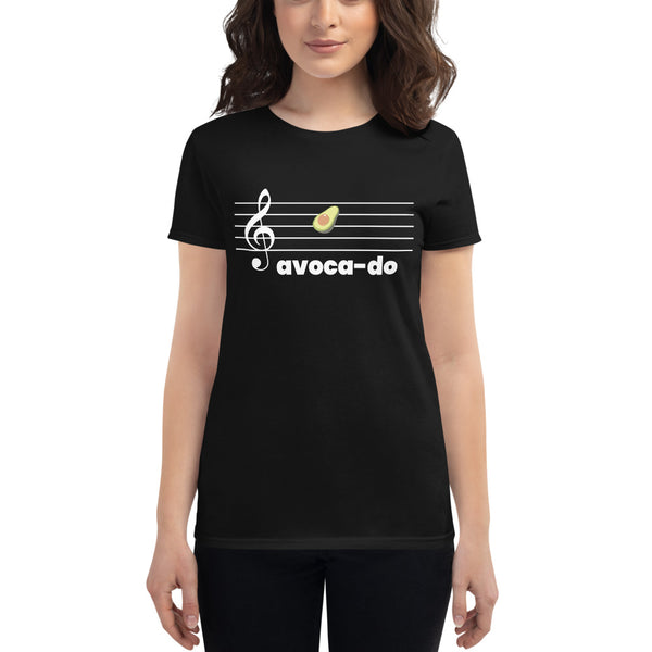 Avoca-do - Treble Clef - Women's Short Sleeve T-shirt