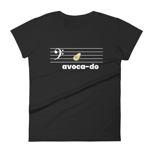 Avoca-do - Bass Clef - Women's Short Sleeve T-shirt