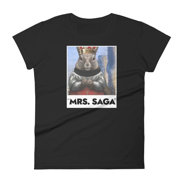 The Squirrel Queen of Mrs. Saga - Women's Short Sleeve T-shirt