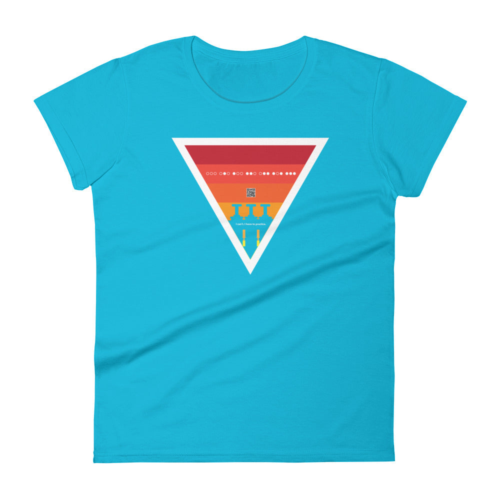 ICIH2P - Brass Valves - Warm Triangle - Women's Short Sleeve T-shirt
