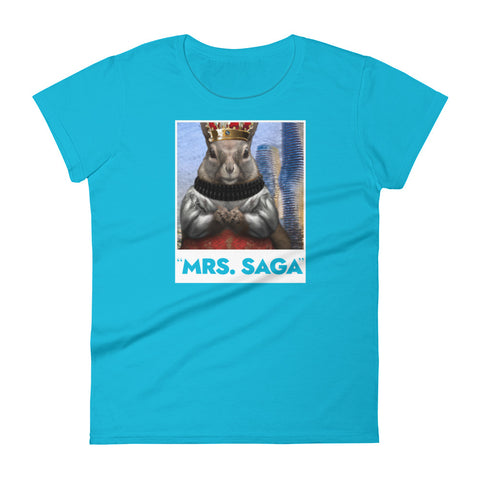 The Squirrel Queen of Mrs. Saga - Women's Short Sleeve T-shirt