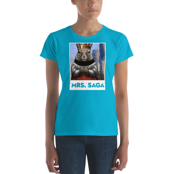 The Squirrel Queen of Mrs. Saga - Women's Short Sleeve T-shirt