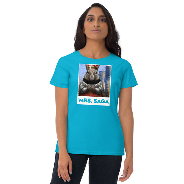 The Squirrel Queen of Mrs. Saga - Women's Short Sleeve T-shirt