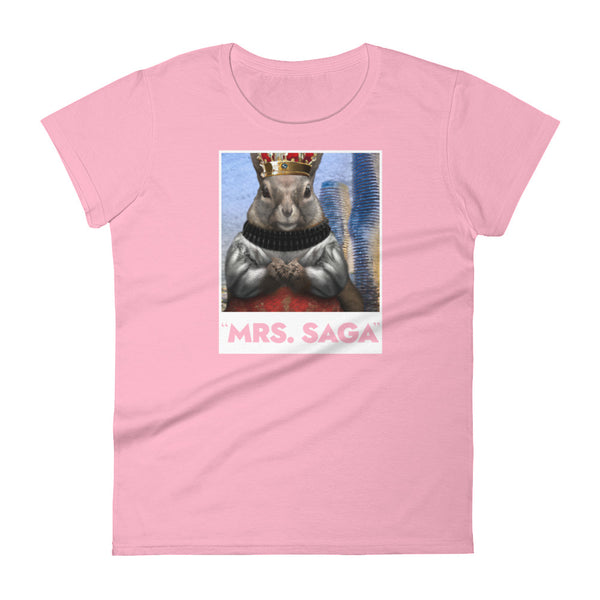 The Squirrel Queen of Mrs. Saga - Women's Short Sleeve T-shirt