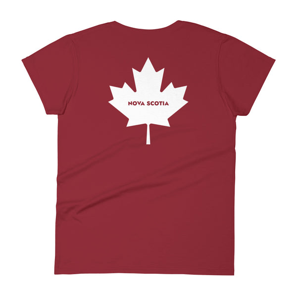 Nova Skosha (Maple Leaf Back) - Women's Short Sleeve T-shirt