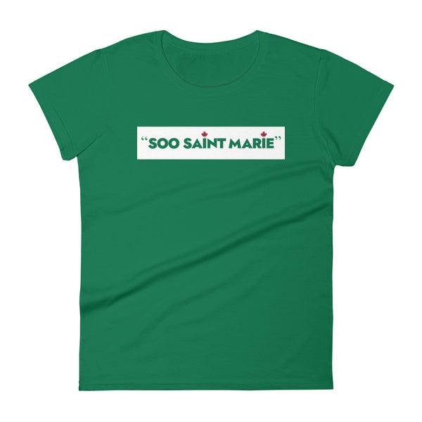 Soo Saint Marie (Maple Leaf Back) - Women's Short Sleeve T-shirt