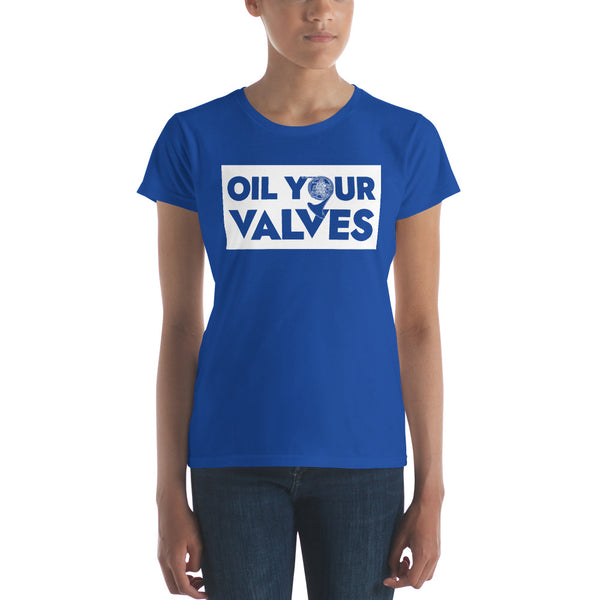 Oil your valves - French Horn - Women's Short Sleeve T-shirt