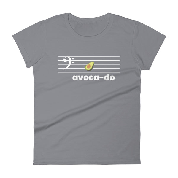 Avoca-do - Bass Clef - Women's Short Sleeve T-shirt