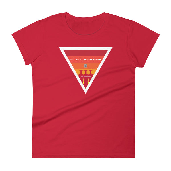 ICIH2P - Brass Valves - Warm Triangle - Women's Short Sleeve T-shirt